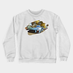 McLaren Senna Racing Art Print Crewneck Sweatshirt